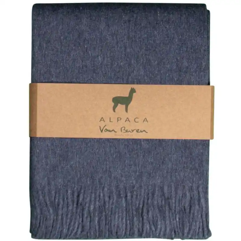 Alpaca Plaid - Donkerblauw - 200x150cm - Nieuw! Weekendaanbieding