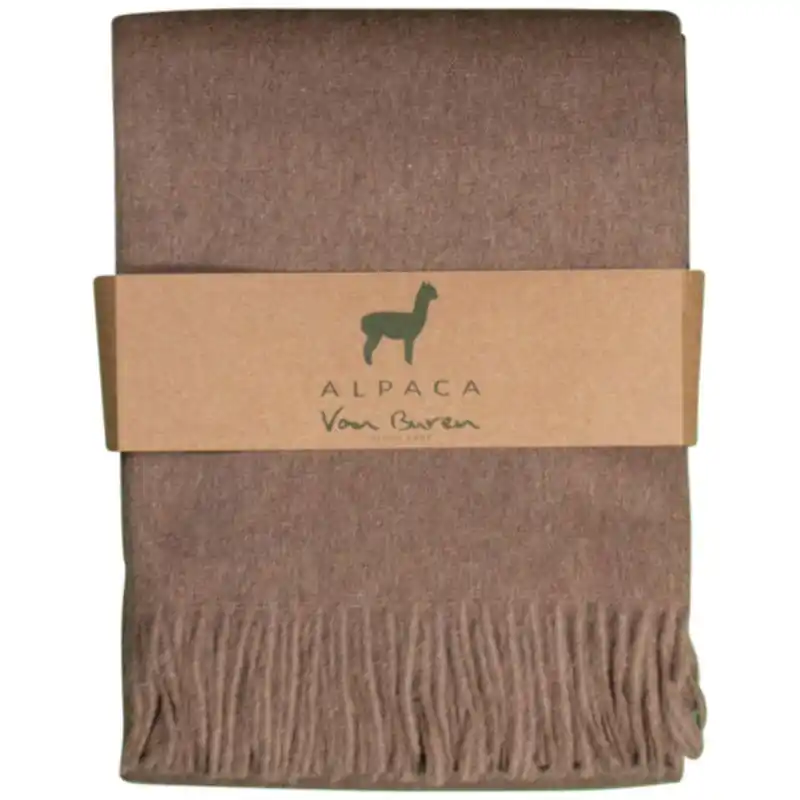 Koop Vandaag Alpaca Plaid - Karamel - 200x150cm - Nieuw!