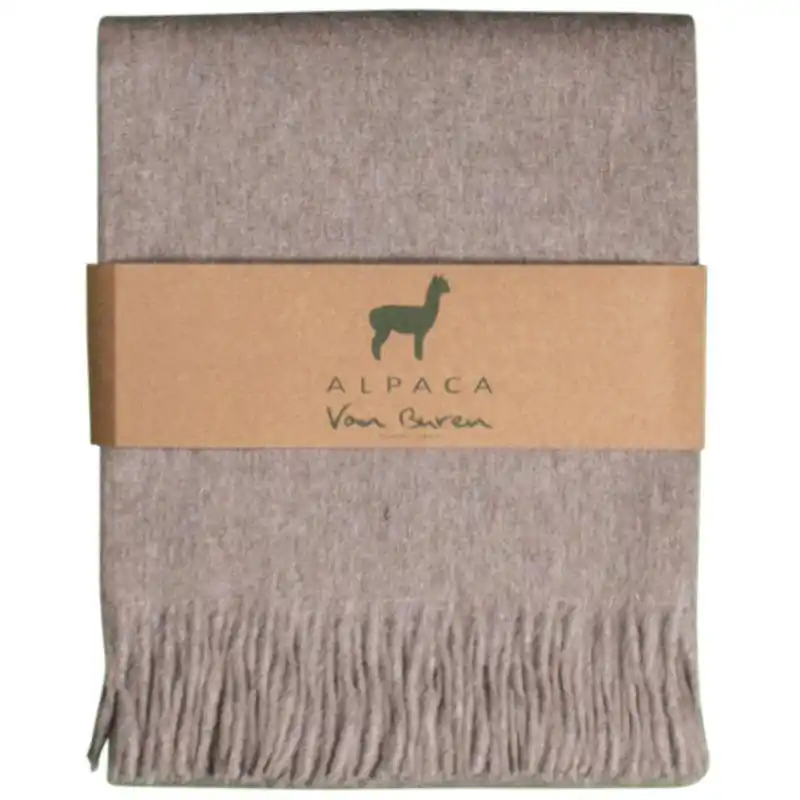 Exclusieve Aanbieding Alpaca Plaid - Beige - 200x150cm - Nieuw!