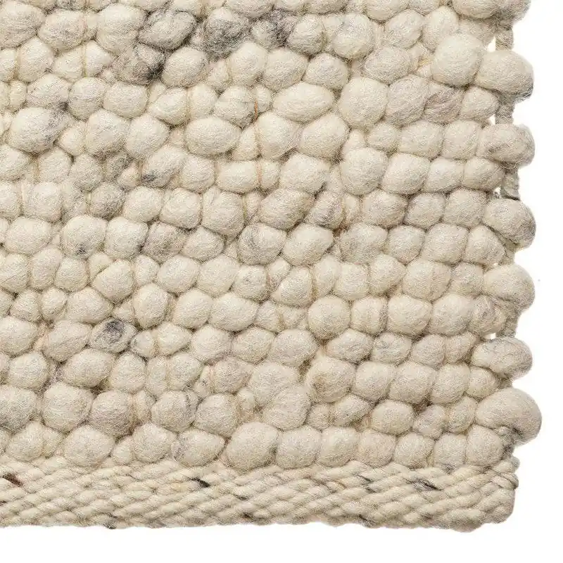 Wollen vloerkleed Fresco 01 - De Munk Carpets Beige; Wit - 200 x 300 cm - (L) Direct Verzonden