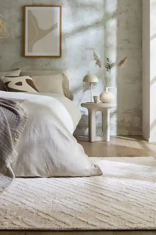 Tijdelijk Beschikbaar Laagpolig Vloerkleeed - Remy Circular Knit - Creme - 120x170 cm