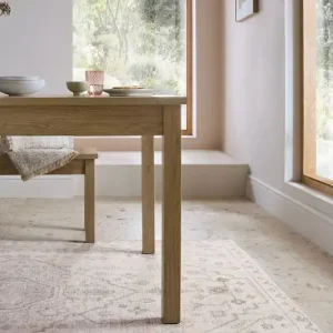 Laagpolig Wasbaar Vloerkleed - Teo Tradtional - Naturel - 115x170 cm Exclusieve Aanbieding