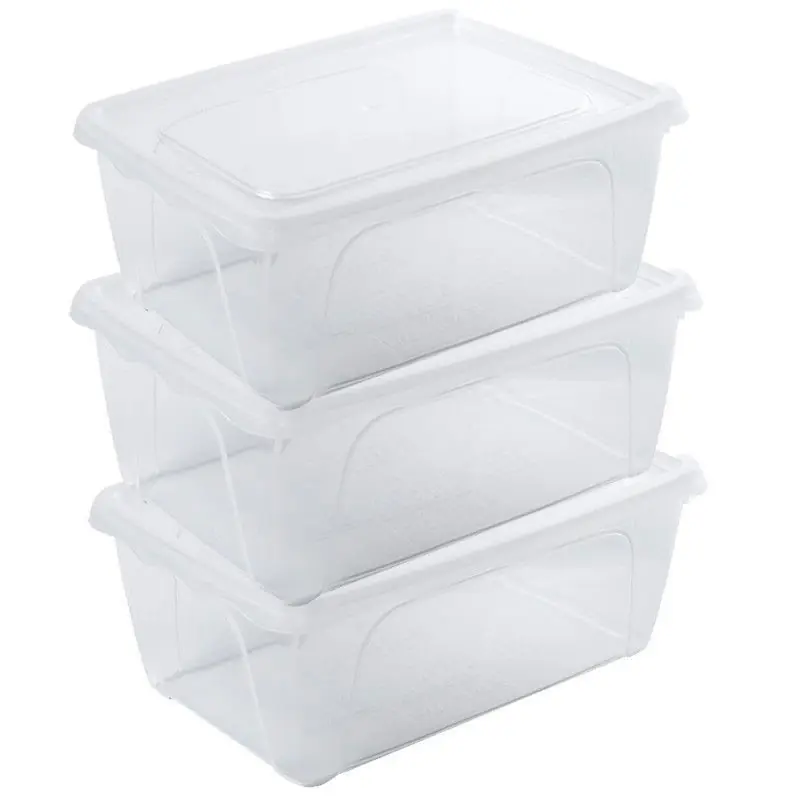 Vershoudbakje - 10x - hoog/diep - transparant - 0,5 liter - 15 x 10 x 6 cm - Vershoudbakjes Lage Prijs