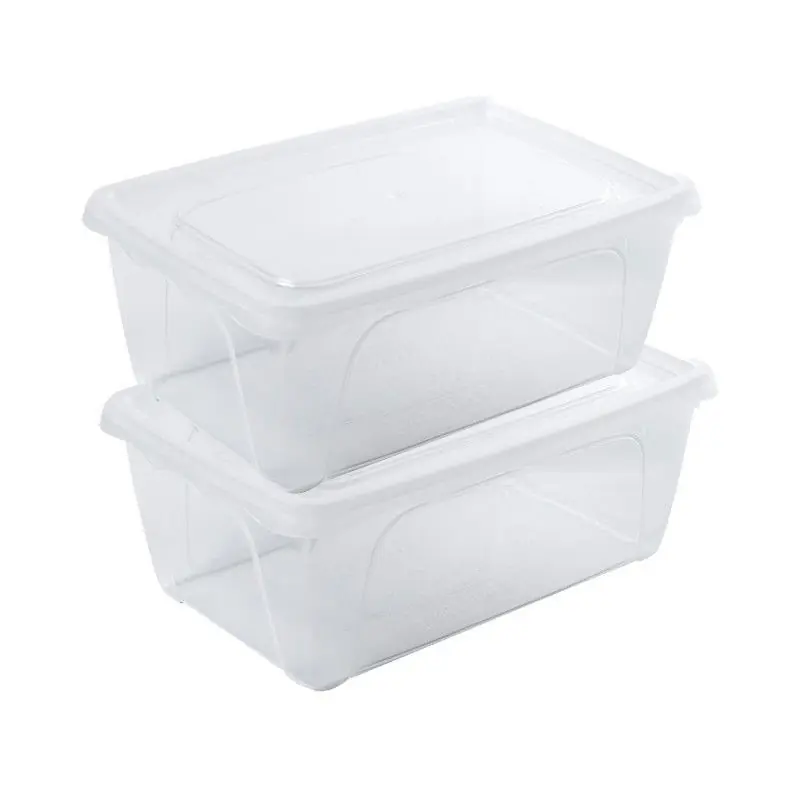 Must-Have Vershoudbakje - 2x - hoog/diep - transparant - 0,5 liter - 15 x 10 x 6 cm - Vershoudbakjes