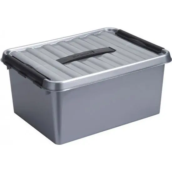 Bestel Nu Sunware opbergbox - 10x - grijs - 15L - 40 x 30 x 18 cm - Opbergbox