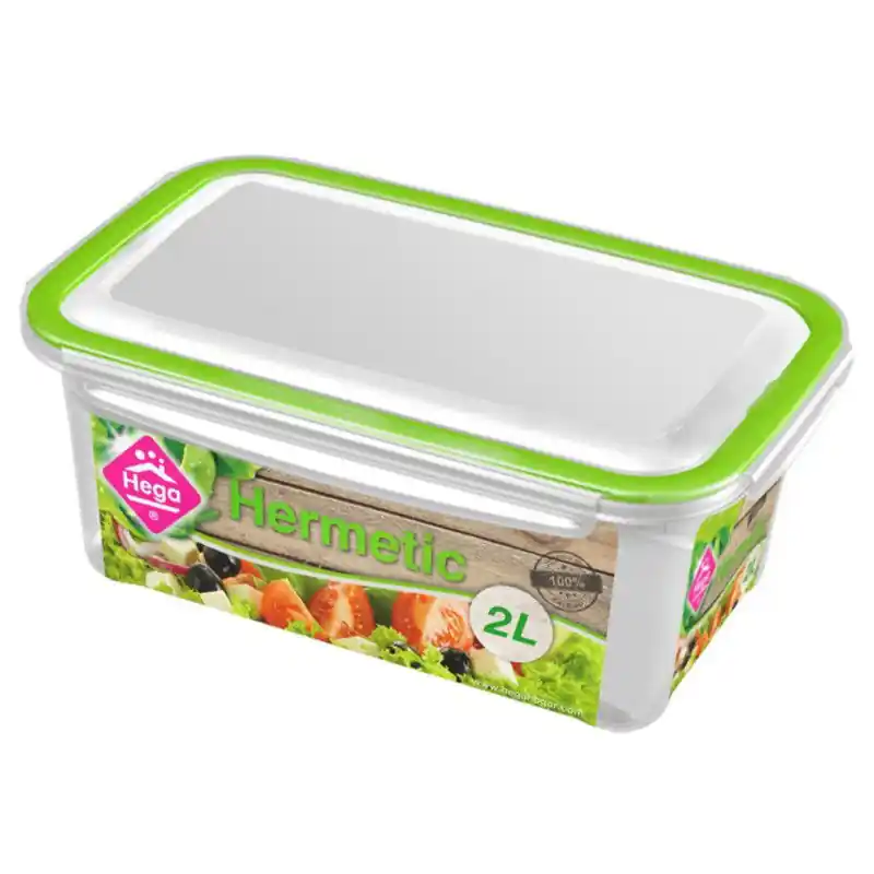 Gratis Retour Vershoudbakje 2 liter - 5x - transparant - kunststof - 24x15x10 cm - Vershoudbakjes