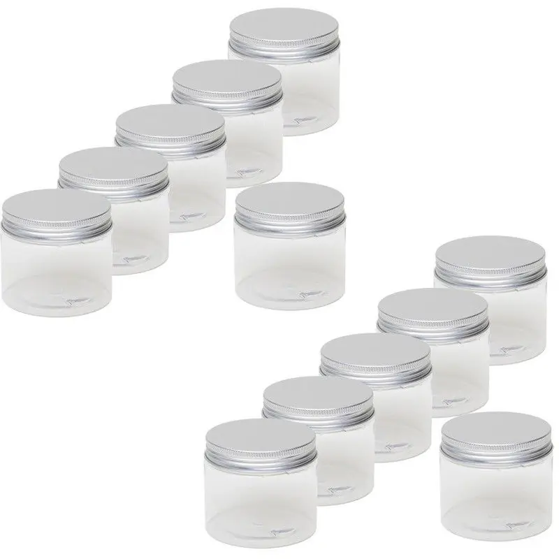Beperkt Aanbod 12x Mini weckpotje/inmaakpotje 100 ml van kunststof - Weckpotten