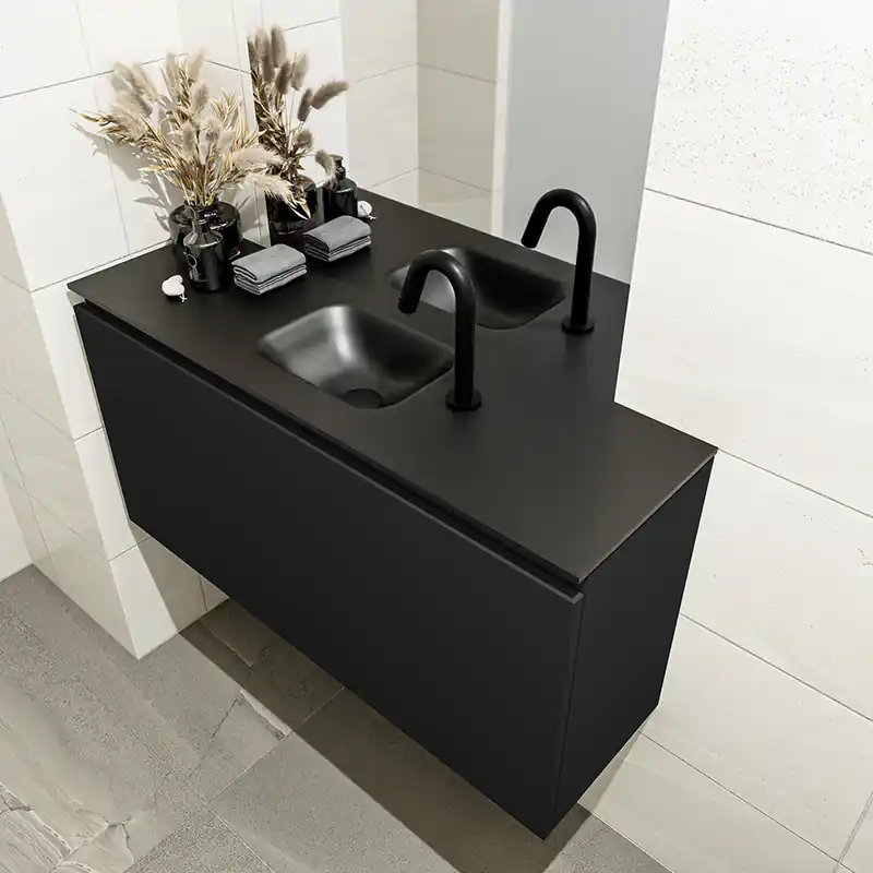 Speciale Aanbieding Mondiaz Olan 100cm toiletmeubel urban met wastafel urban midden 1 kraangat