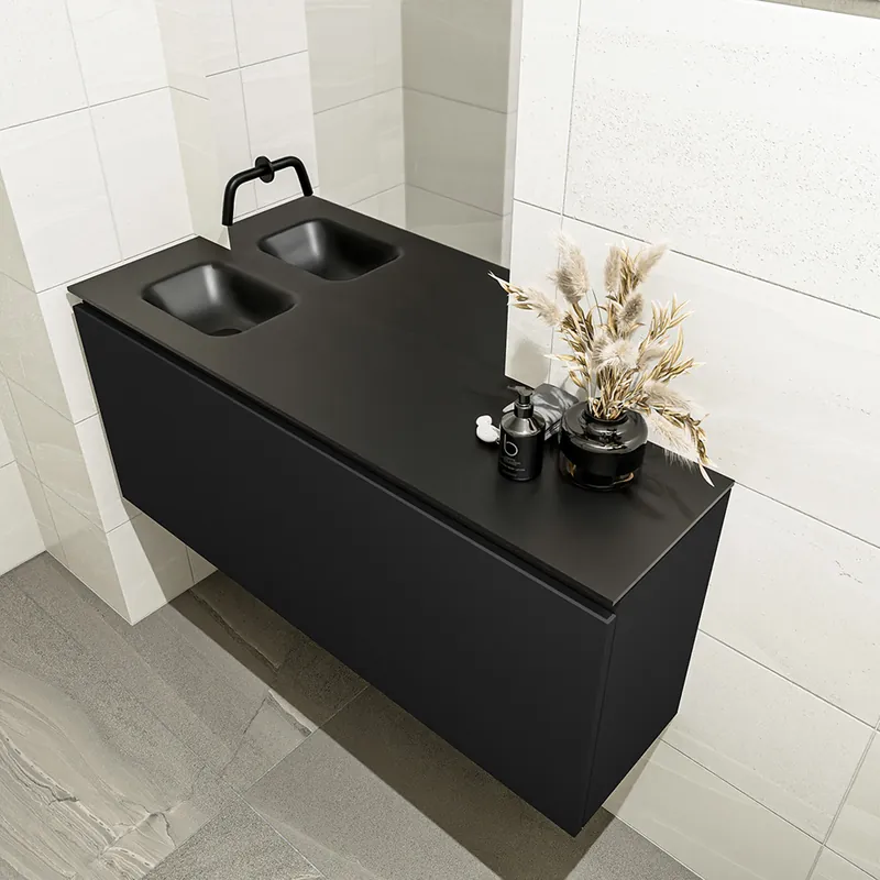 Trendy Mondiaz Olan 120cm toiletmeubel urban met wastafel urban links geen kraangat
