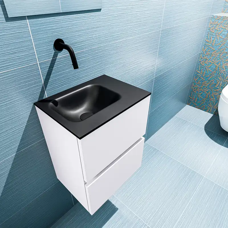 Bestel Nu Mondiaz Ada 40cm toiletmeubel cale met wastafel urban links zonder kraangat