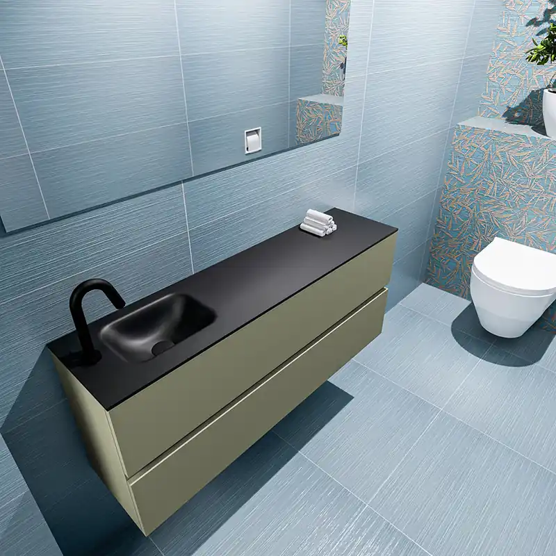 Nu Kopen Mondiaz Ada 120cm toiletmeubel army met wastafel urban links 1 kraangat