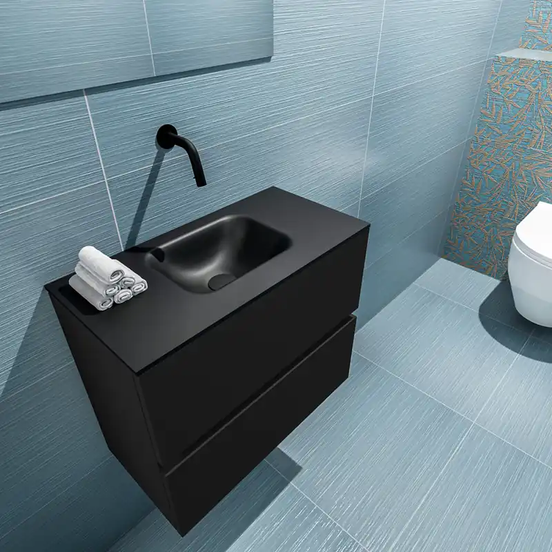 Direct Beschikbaar Mondiaz Ada 60cm toiletmeubel urban met wastafel urban midden zonder kraangat
