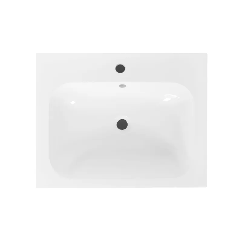 Best Design Splash wastafel met kraangat en overloop 60cm Bulkbestelling