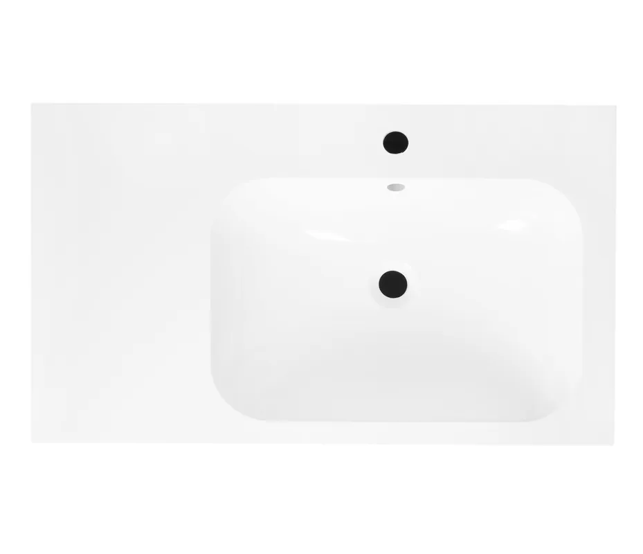 Best Design Splash wastafel met kraangat en overloop 80cm Rechtstreeks Van De Fabrikant