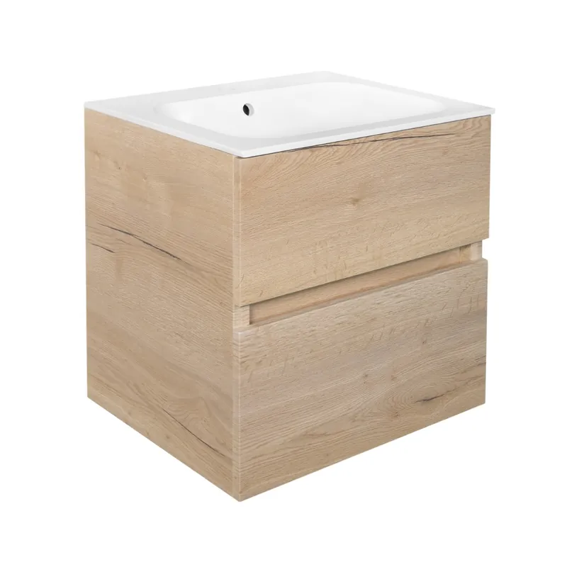 Best Design Splash badkamermeubel 60cm met kraangat eiken Trendy