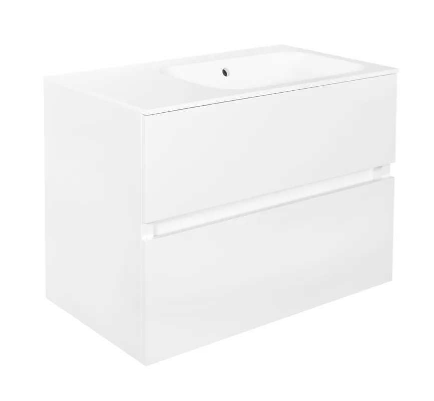 Best Design Splash badkamermeubel 80cm met kraangat wit glans Koopje
