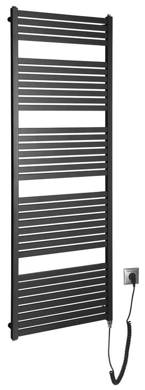 Voordeelprijs Sapho Tondi elektrische radiator zwart mat 60x169cm 800W