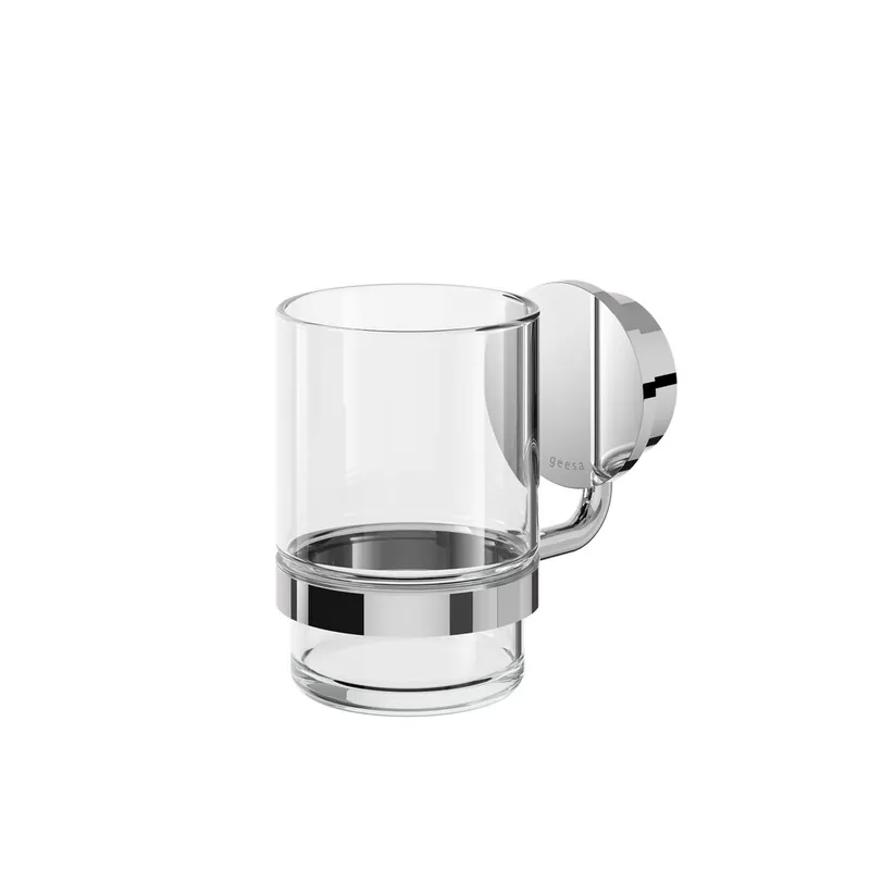 Geesa Opal glashouder met glas chroom Express Levering
