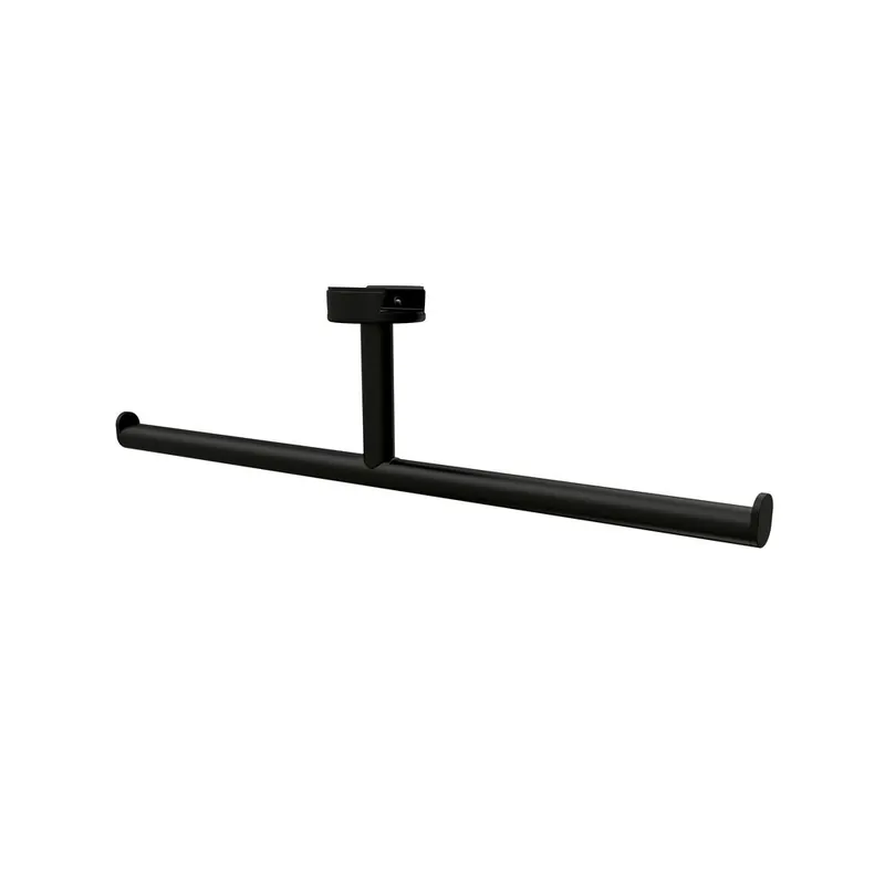 Geesa Leev toiletrolhouder zonder klep dubbel zwart Trendy