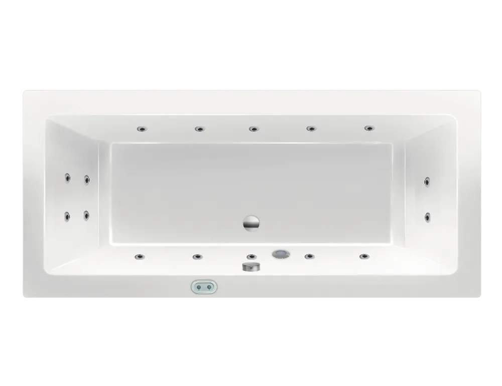 Topkwaliteit Lambini Designs Cube Bubbelbad Silent 180x80cm 10+4+2 hydro + kleurenlamp