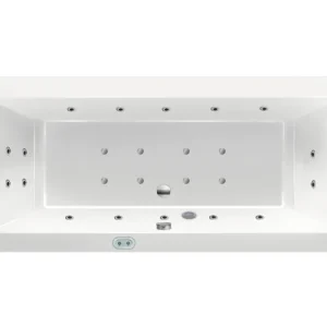 Lambini Designs Cube Bubbelbad Silent 190x90cm 10+4+2 hydro en 8 aero jets + kleurenlamp Nu Kopen