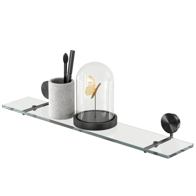 Geesa Opal planchet 60cm zwart metaal geborsteld In De Mode
