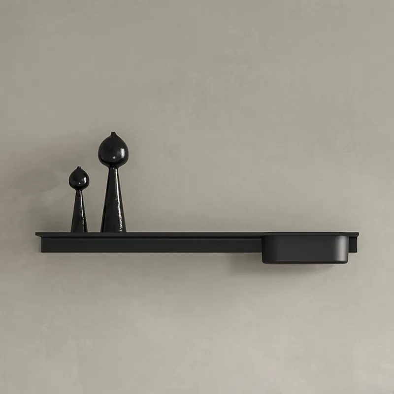 Geesa Leev planchet 80cm met douchemand 23cm zwart Koop Online