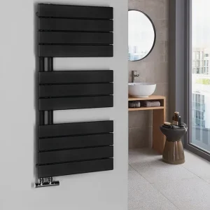 Aqualine Mili radiator mat zwart 45x93cm 381W Betaalbaar