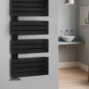 Bestel Nu Aqualine Mili radiator mat zwart 60x122cm 632W