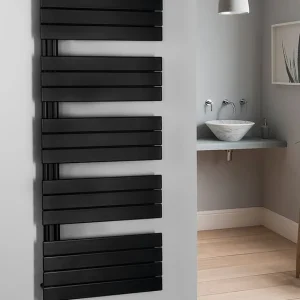 Aqualine Mili radiator mat zwart 60x151cm 775W Garantie Inbegrepen