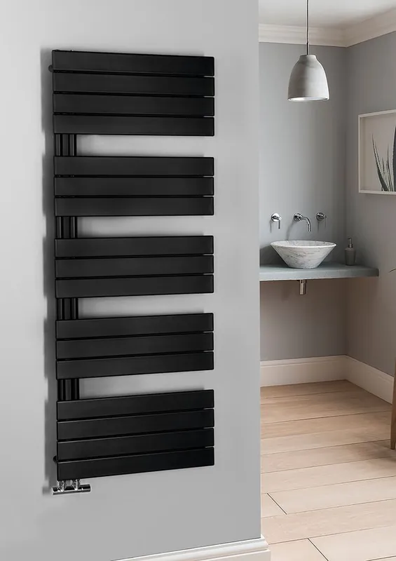 Aqualine Mili radiator mat zwart 60x151cm 775W Garantie Inbegrepen
