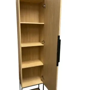 B-Stone Jillian kolomkast 170cm met 4 vakken eiken Bestseller