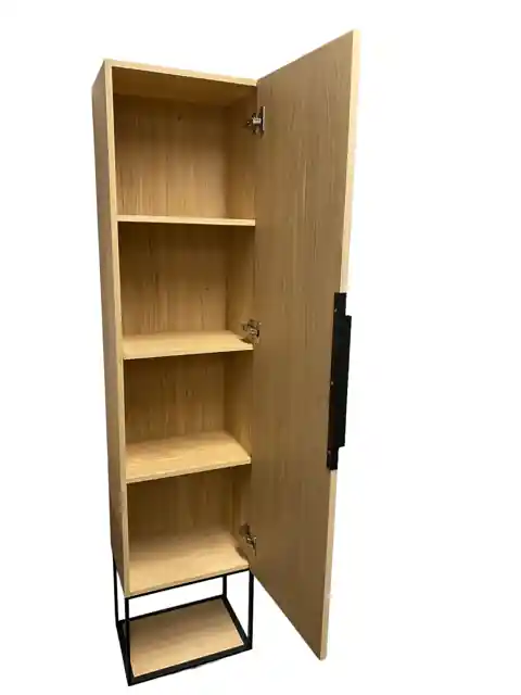 B-Stone Jillian kolomkast 170cm met 4 vakken eiken Bestseller