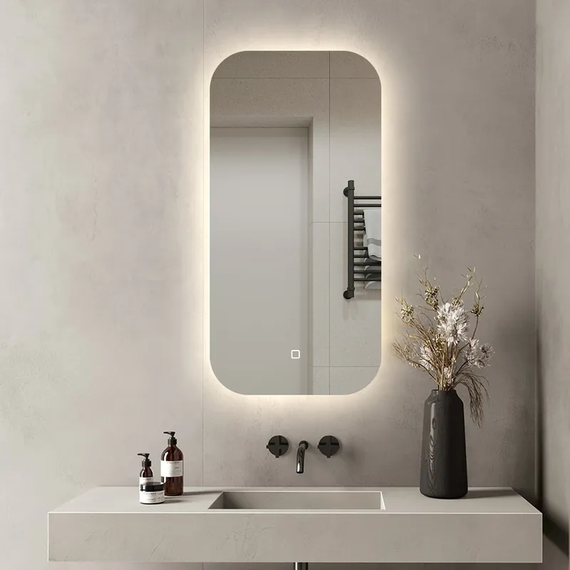 Saniclear Denver spiegel met LED verlichting 50x100cm incl. spiegelverwarming Nu Kopen