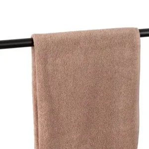 Wenko Orea Turbo-Loc Bamboo handdoekhouder uno zwart mat Express Levering