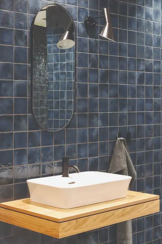 The Mosaic Factory Kasba mozaïek 10x10cm indigo blauw glans Must-Have
