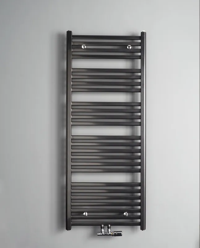 Actieprijs Instamat Calda handdoekradiator 148x60cm antraciet metallic 858W