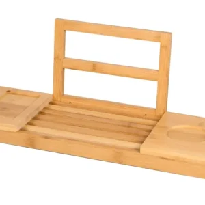 Veilige Betaling Best Design Tray verstelbare badbrug 50-90cm bamboe