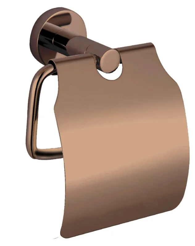 Best Design Dijon wc-rolhouder met klep sunny bronze - brons Must-Have