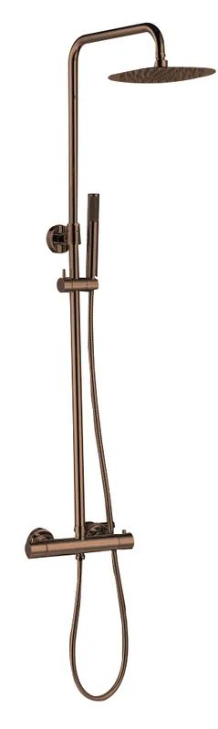 Best Design Dijon thermostatische opbouw regendouche 30cm sunny bronze - brons Gratis Retour