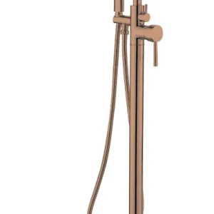 Trendy Best Design Dijon vrijstaande badkraan 120cm sunny bronze - brons