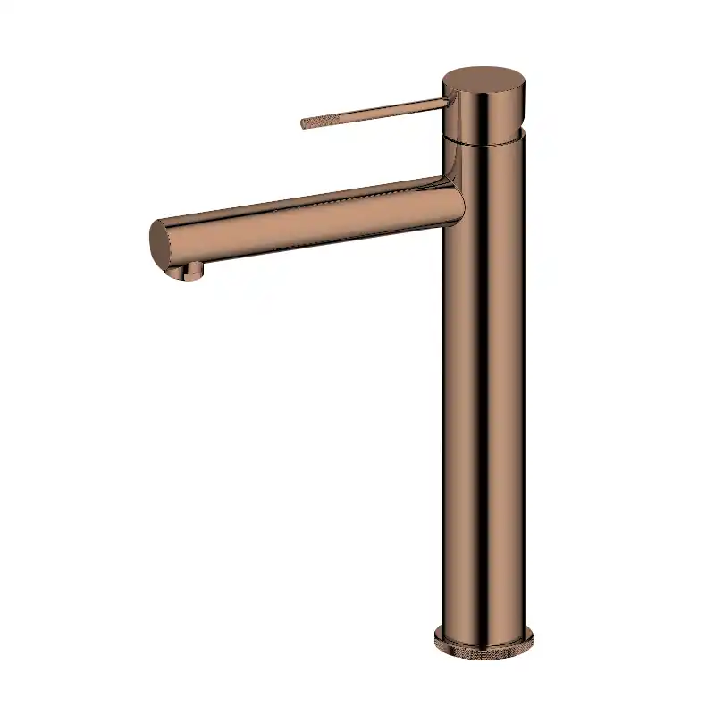 Professioneel Best Design Dijon wastafelkraan verhoogd sunny bronze - brons