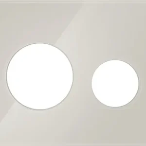 Rechtstreeks Van De Fabrikant TECE Loop Modulair drukplaat lichtbeige met toetsen wit