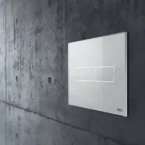 Budget TECE Lux mini elektronische drukplaat van glas wit