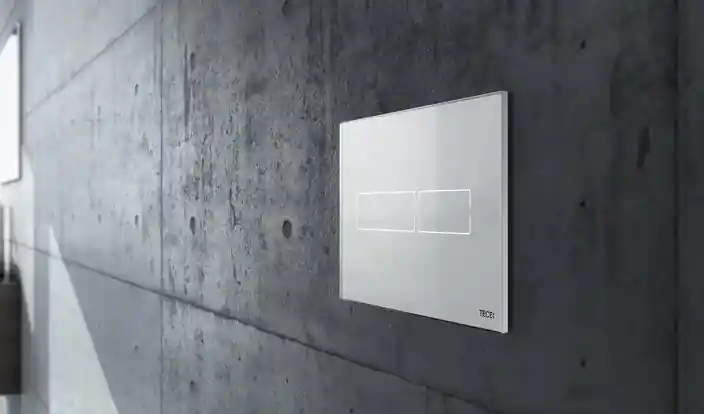 Budget TECE Lux mini elektronische drukplaat van glas wit