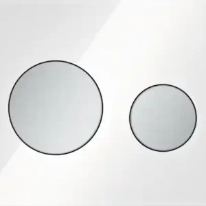 Nu Kopen TECE Loop drukplaat glas wit toetsen mat chroom