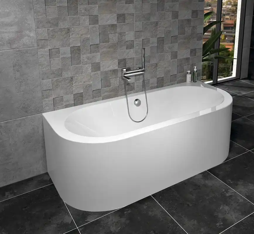 Favoriet Polysan Monolith ligbad 170x75x60cm wit