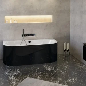 Polysan Monolith ligbad 170x75x60cm zwart Gereduceerde Prijs
