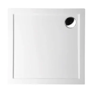 Polysan Aura vierkante douchebak 80x80x4cm wit Beperkte Voorraad