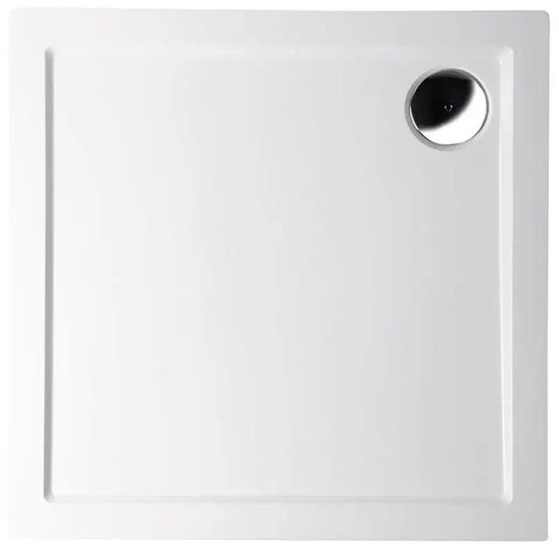 Bestseller Polysan Aura vierkante douchebak 100x100x4cm wit